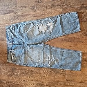 American Eagle Vintage Hi Rise Straight 14s